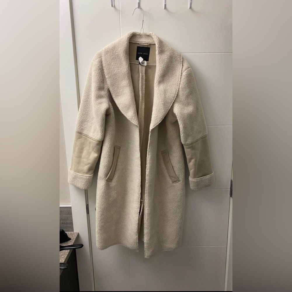 Beige long coat